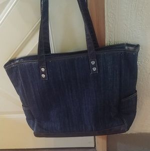 Thirty-one denim like tote/bag.